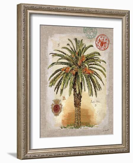 Linen Date Palm Tree-Chad Barrett-Framed Art Print