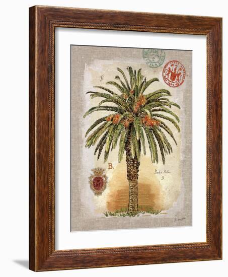 Linen Date Palm Tree-Chad Barrett-Framed Art Print