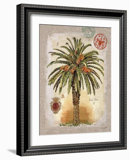 Linen Date Palm Tree-Chad Barrett-Framed Art Print