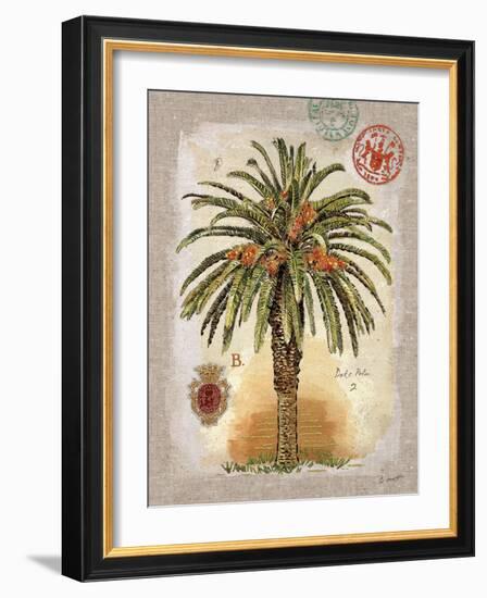 Linen Date Palm Tree-Chad Barrett-Framed Art Print