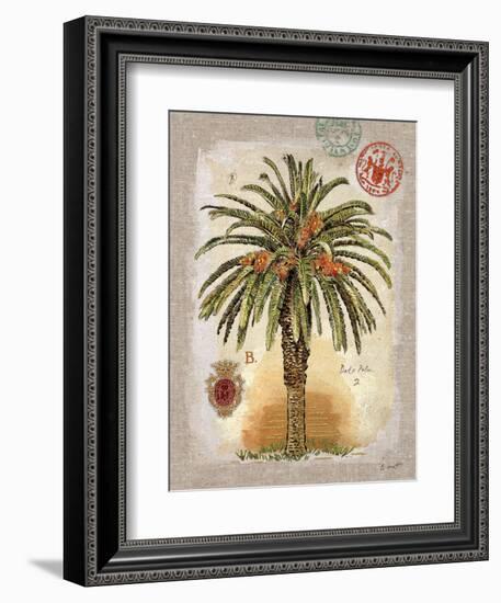 Linen Date Palm Tree-Chad Barrett-Framed Art Print