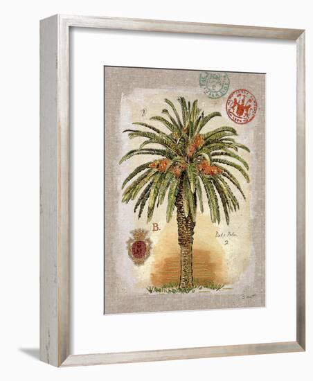 Linen Date Palm Tree-Chad Barrett-Framed Art Print