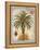 Linen Date Palm Tree-Chad Barrett-Framed Stretched Canvas