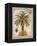 Linen Date Palm Tree-Chad Barrett-Framed Stretched Canvas