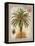 Linen Date Palm Tree-Chad Barrett-Framed Stretched Canvas