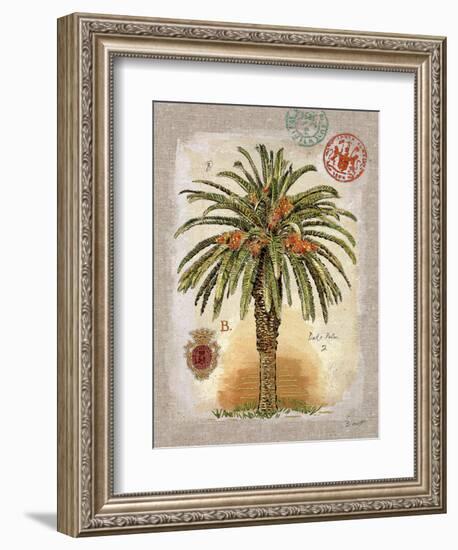 Linen Date Palm Tree-Chad Barrett-Framed Art Print