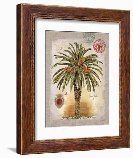 Linen Date Palm Tree-Chad Barrett-Framed Art Print