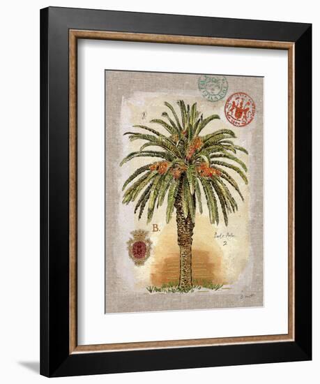 Linen Date Palm Tree-Chad Barrett-Framed Art Print