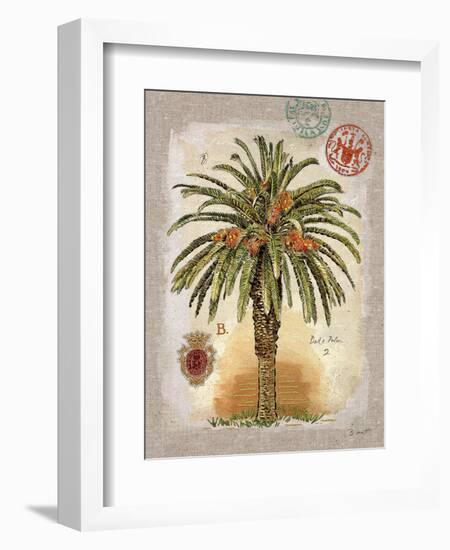 Linen Date Palm Tree-Chad Barrett-Framed Art Print