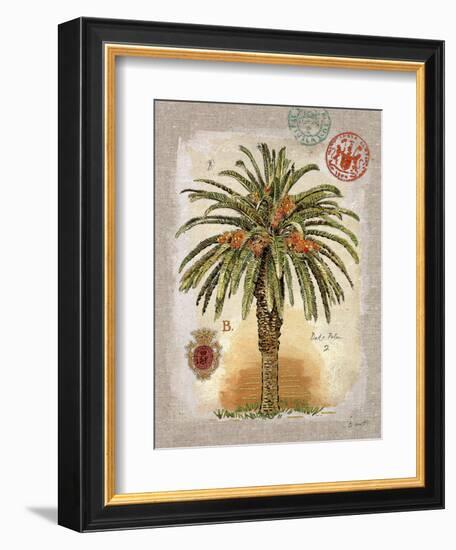 Linen Date Palm Tree-Chad Barrett-Framed Art Print