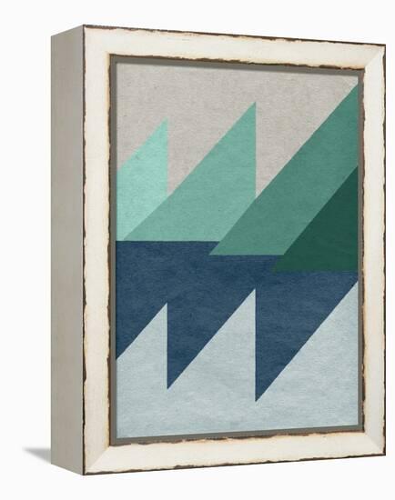 Linen Geometrics D-null-Framed Premier Image Canvas