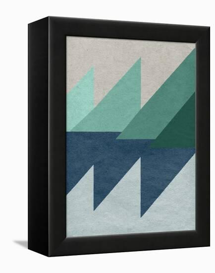 Linen Geometrics D-null-Framed Premier Image Canvas