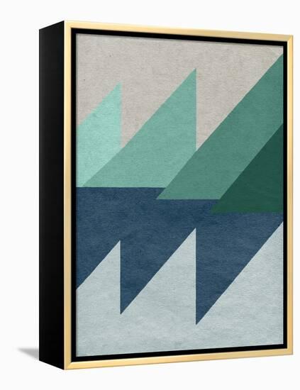 Linen Geometrics D-null-Framed Premier Image Canvas