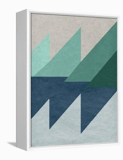 Linen Geometrics D-null-Framed Premier Image Canvas