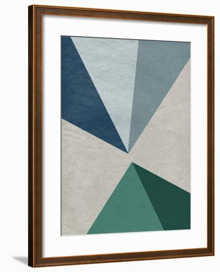 Linen Geometrics E-null-Framed Premium Giclee Print