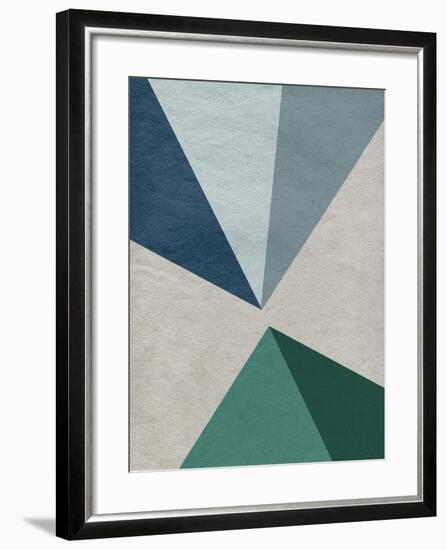 Linen Geometrics E-null-Framed Premium Giclee Print