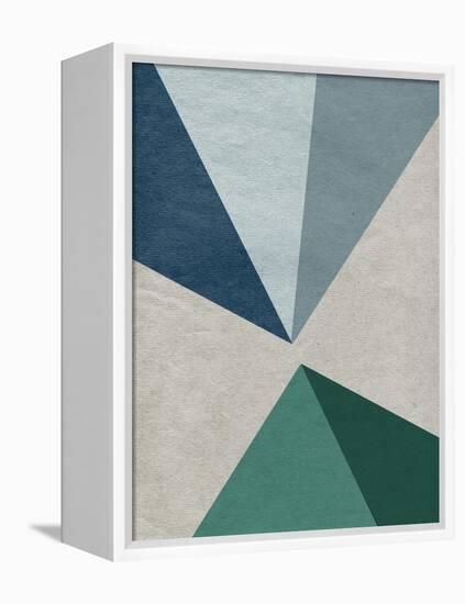 Linen Geometrics E-null-Framed Premier Image Canvas