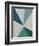 Linen Geometrics E-null-Framed Giclee Print