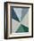 Linen Geometrics E-null-Framed Giclee Print