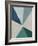 Linen Geometrics E-null-Framed Giclee Print