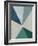 Linen Geometrics E-null-Framed Giclee Print