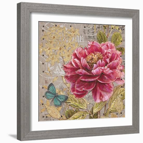 Linen Peony-Chad Barrett-Framed Art Print