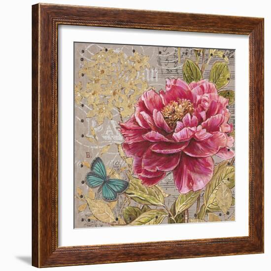 Linen Peony-Chad Barrett-Framed Art Print