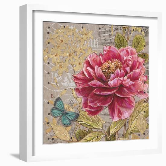 Linen Peony-Chad Barrett-Framed Art Print