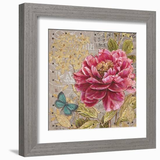 Linen Peony-Chad Barrett-Framed Art Print