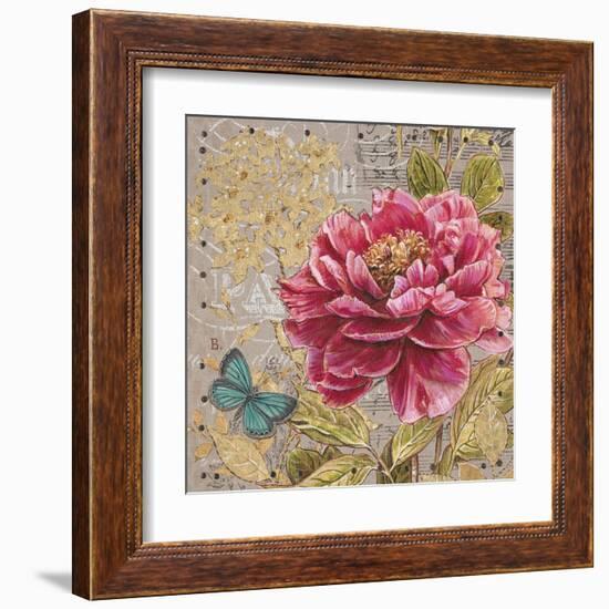 Linen Peony-Chad Barrett-Framed Art Print