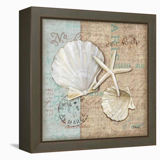 Linen Shells I-Paul Brent-Framed Stretched Canvas