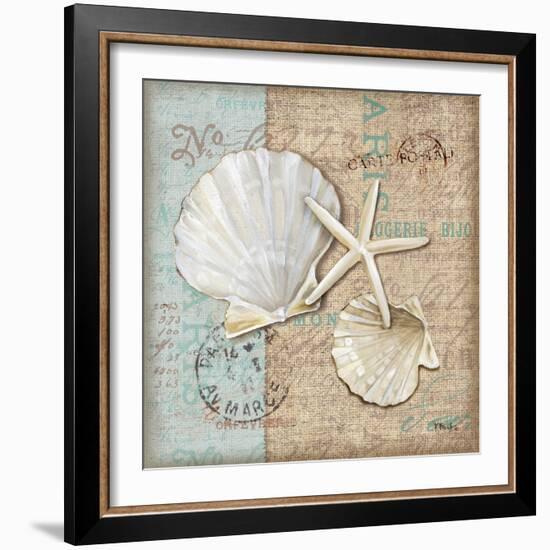 Linen Shells I-Paul Brent-Framed Premium Giclee Print