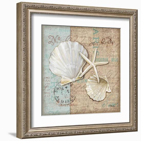 Linen Shells I-Paul Brent-Framed Art Print