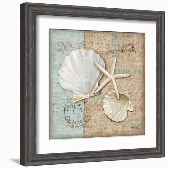 Linen Shells I-Paul Brent-Framed Art Print