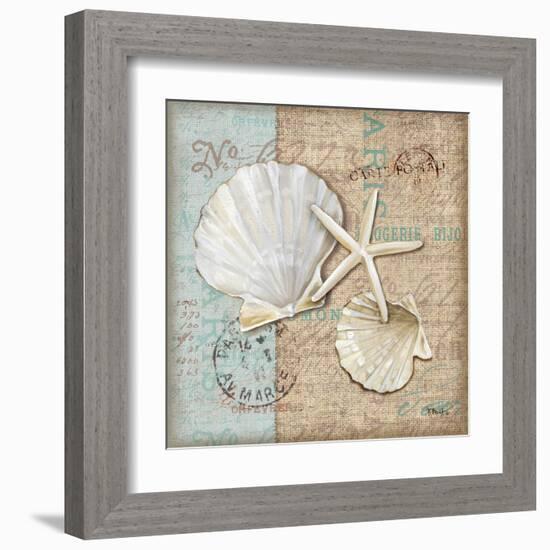 Linen Shells I-Paul Brent-Framed Art Print