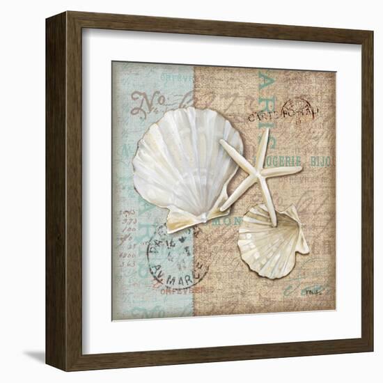 Linen Shells I-Paul Brent-Framed Art Print