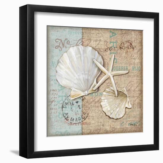 Linen Shells I-Paul Brent-Framed Art Print