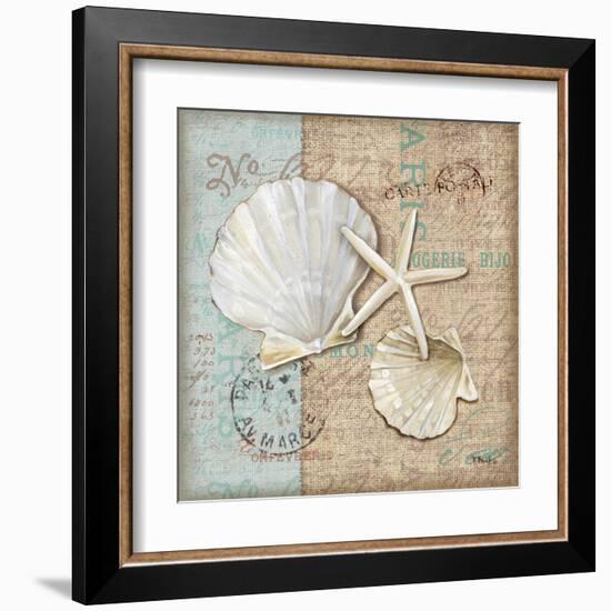 Linen Shells I-Paul Brent-Framed Art Print