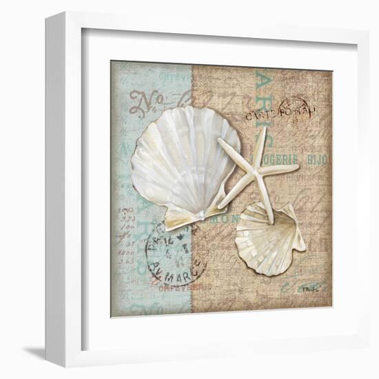 Linen Shells I-Paul Brent-Framed Art Print