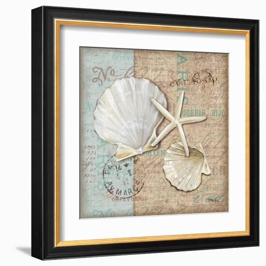 Linen Shells I-Paul Brent-Framed Art Print