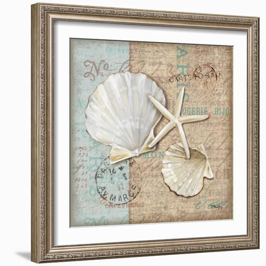 Linen Shells I-Paul Brent-Framed Art Print