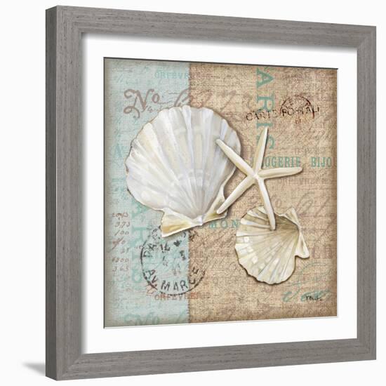 Linen Shells I-Paul Brent-Framed Art Print