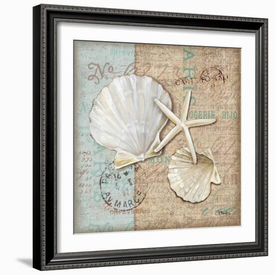 Linen Shells I-Paul Brent-Framed Art Print