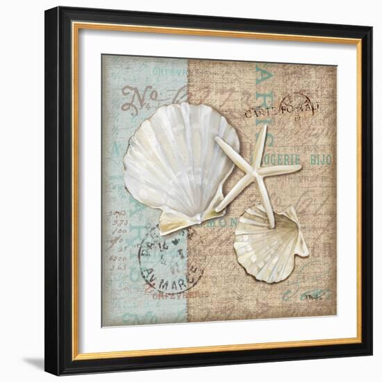 Linen Shells I-Paul Brent-Framed Art Print