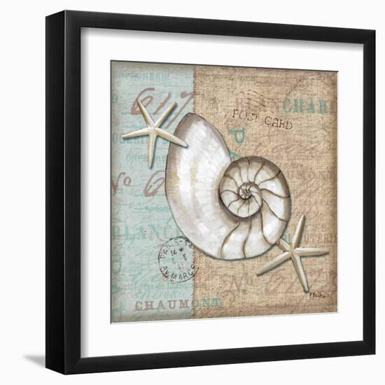 Linen Shells III-Paul Brent-Framed Art Print