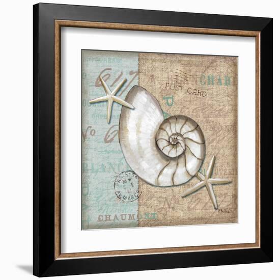 Linen Shells III-Paul Brent-Framed Art Print