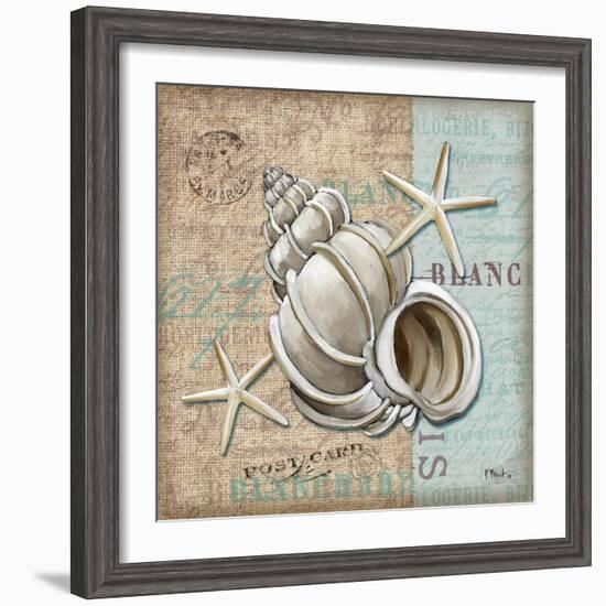 Linen Shells IV-Paul Brent-Framed Art Print