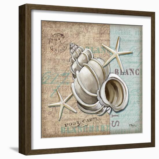 Linen Shells IV-Paul Brent-Framed Art Print