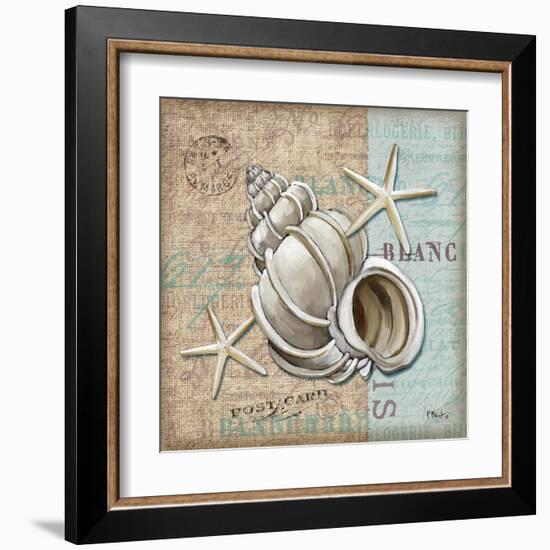 Linen Shells IV-Paul Brent-Framed Art Print