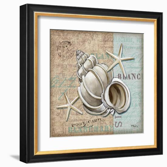 Linen Shells IV-Paul Brent-Framed Art Print